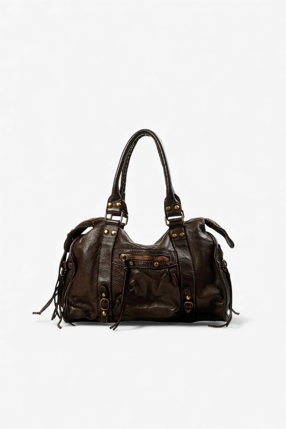 NH 復古兩用機車包 咖啡