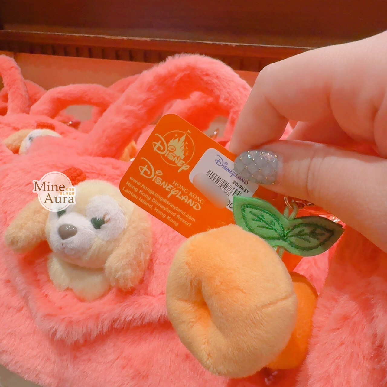 2026 新春限定 可琦安 餅乾 CookieAnn 絨毛大頭 造型 手提包 -香港迪士尼樂園