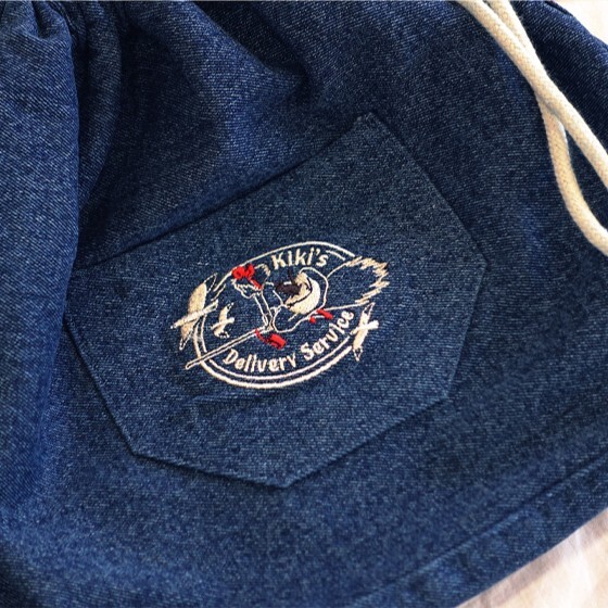 【韓國限定牛仔布系列】 單肩包 魔女宅急便