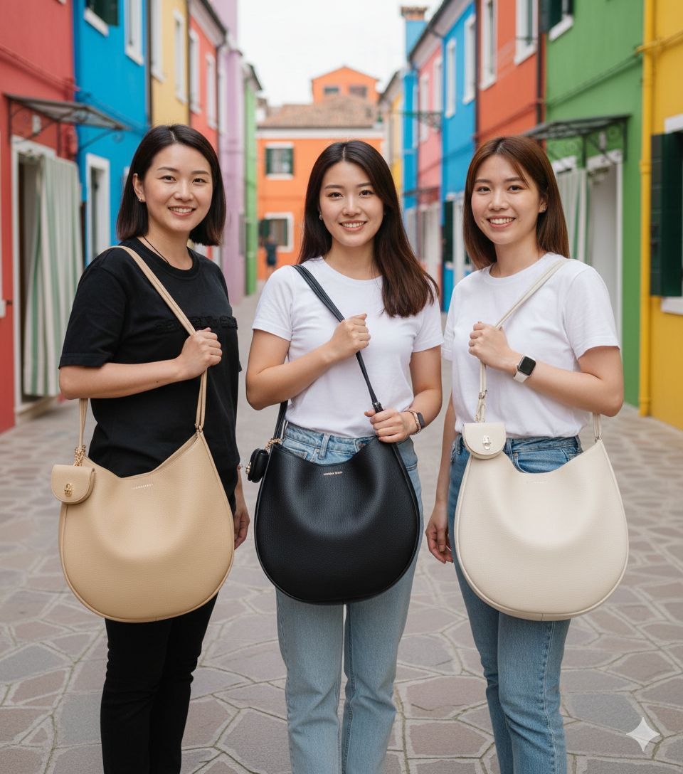 【預購】Q123001 Marc Jacobs The Large Dual Hobo bag 3 3/4" x 13 1/2" x 12"