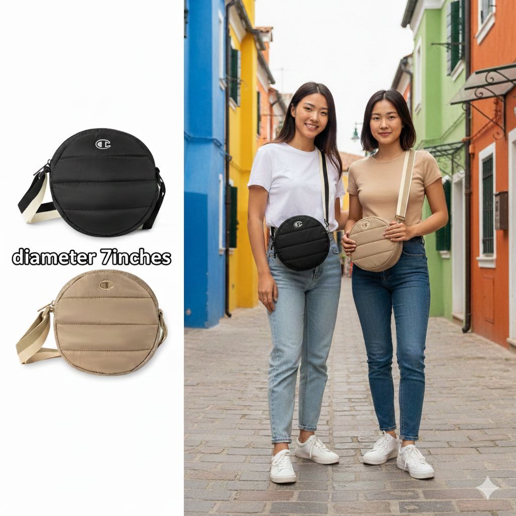 【預購】Q123004 Champion Billie 絎縫斜背包