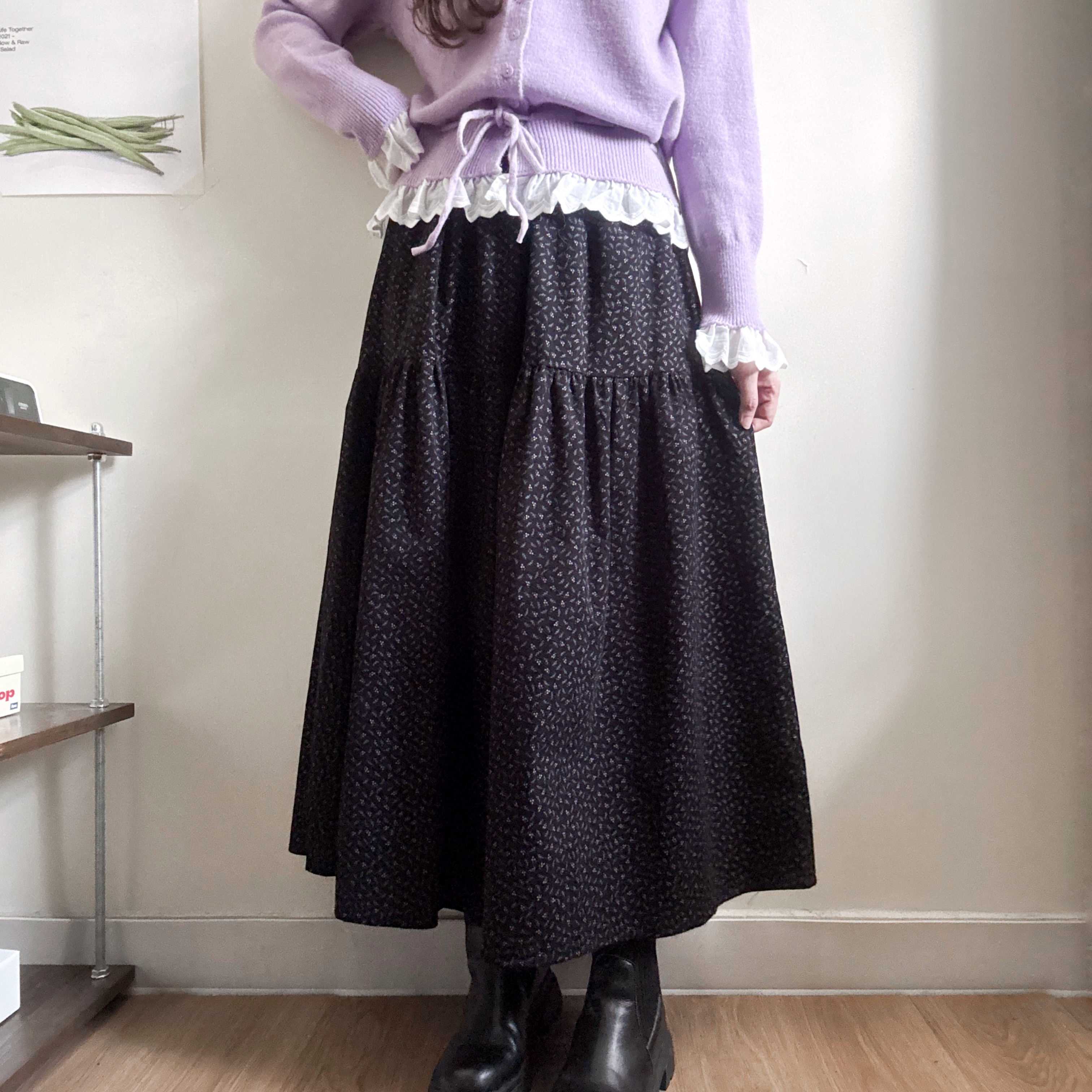 清新小碎花長裙