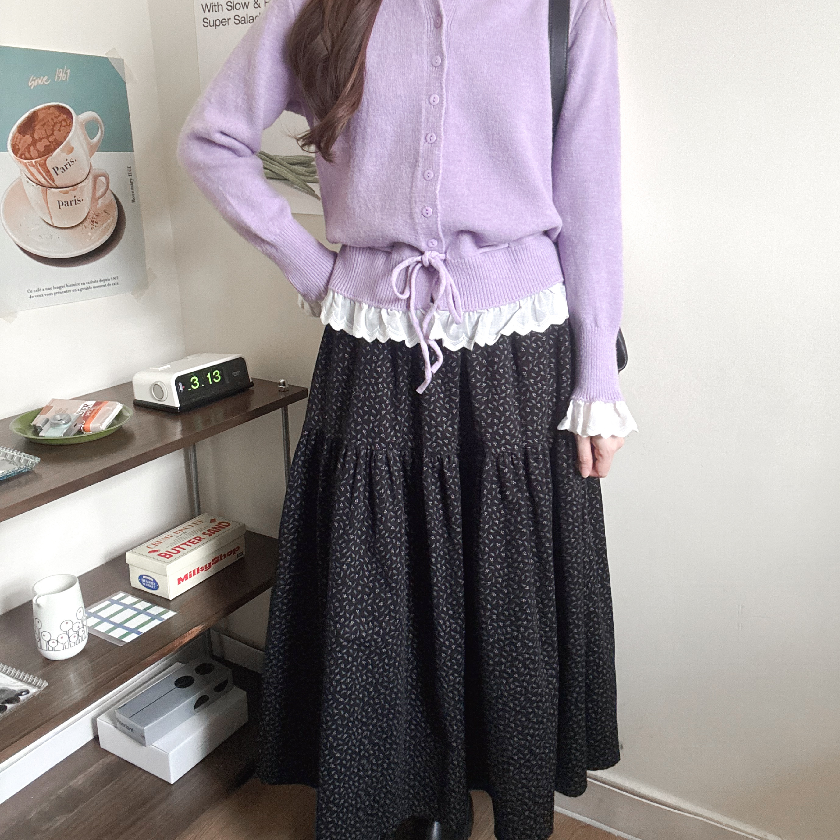 清新小碎花長裙