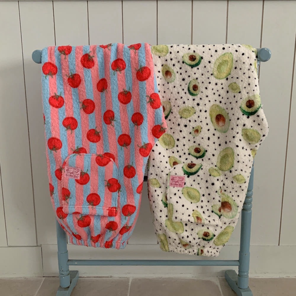 <第二團升級🥑> 韓國小眾品牌 水果系列 毛絨加厚 縮口睡褲