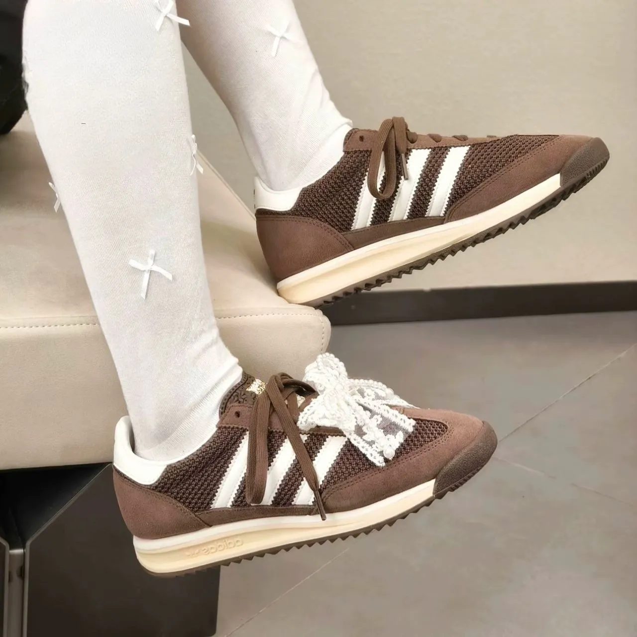 ADIDAS SL 72 OG 復古鞋 美拉德 可可朱古力