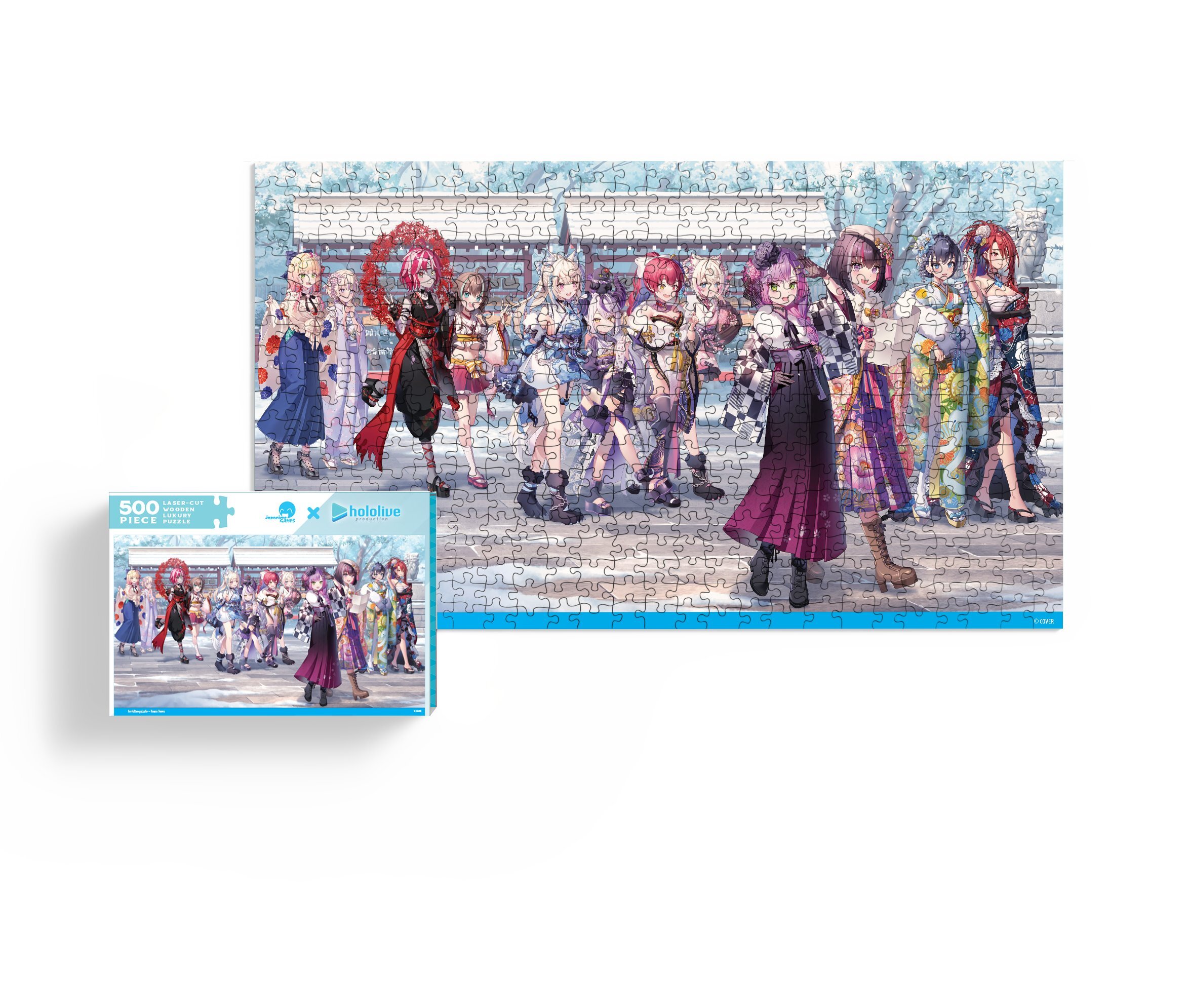 「官品代購」 hololive Complete Premium Puzzle + Playmat 木製Puzzle