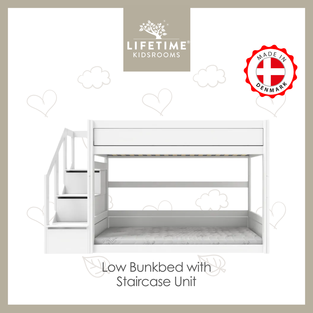 Lifetime Low bunk bed with staircase