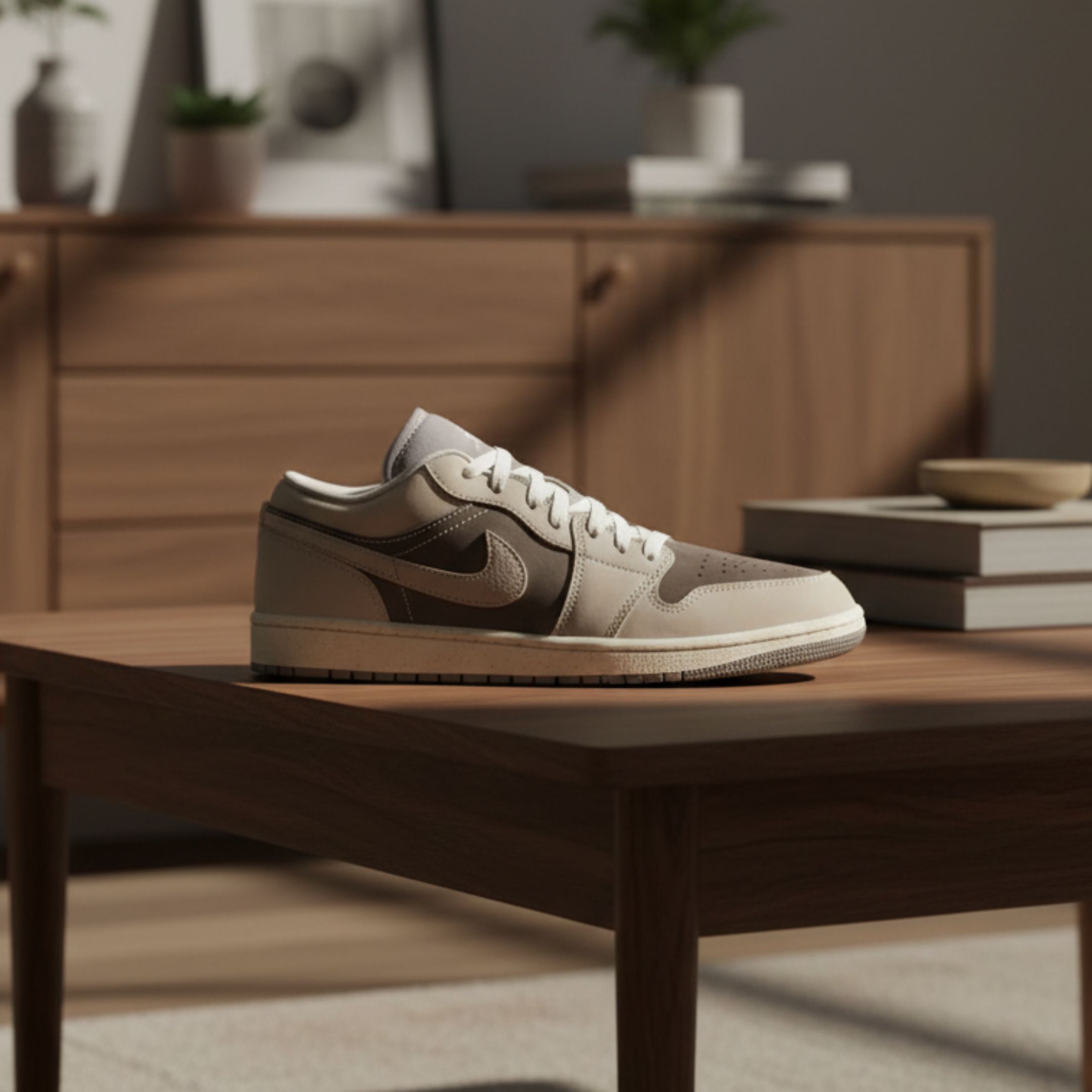 NICEDAY 代購 Air Jordan 1 奶茶灰 摩卡 深卡其 棕 灰棕 女款 IB7011-001