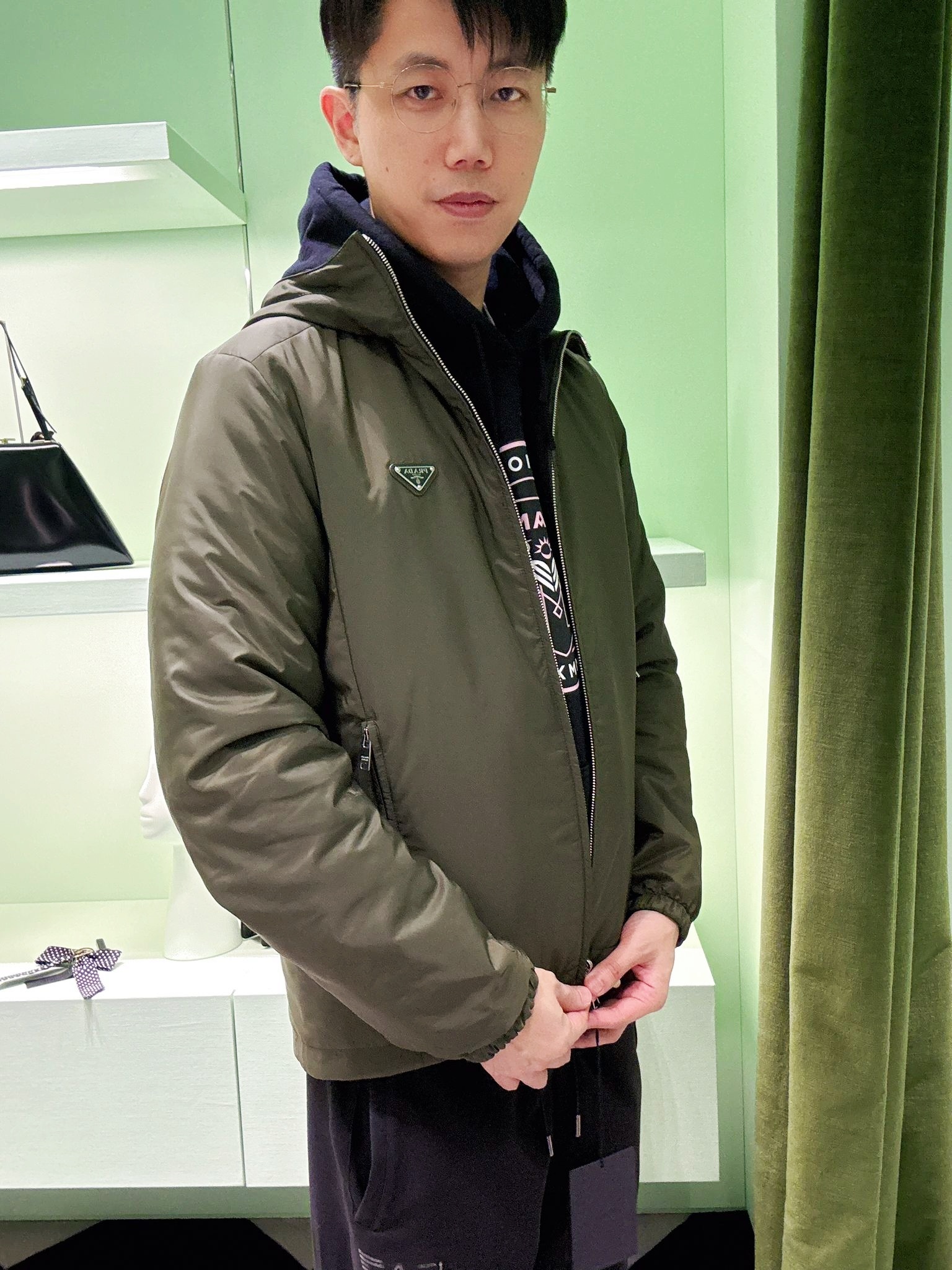 英國代購 -PAR DA  P152 連帽雙面外套