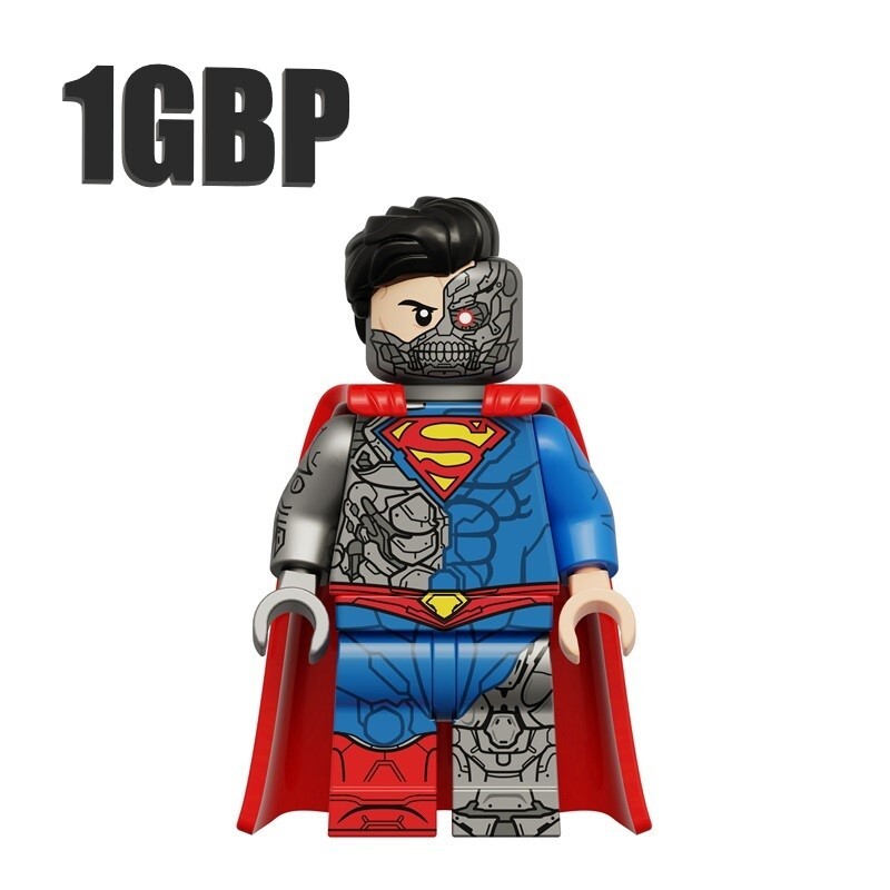 1GBP Special Offer:  Superman Custom Minifigures Fit Lego KDL851 K2325