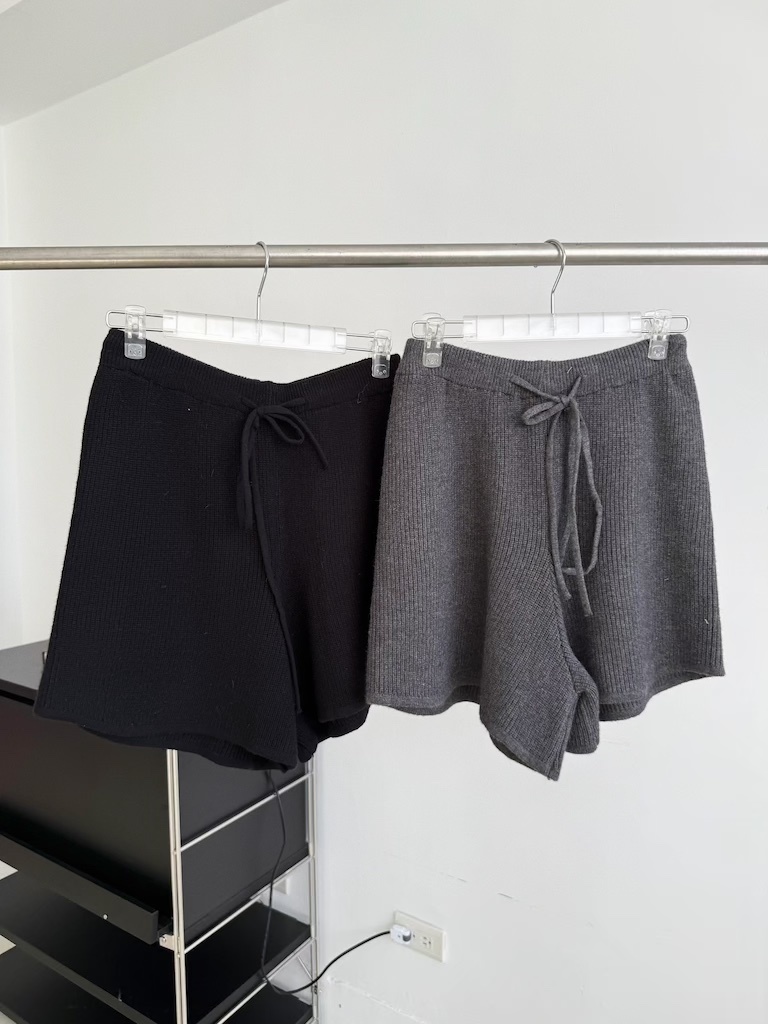 超彈力針織短褲