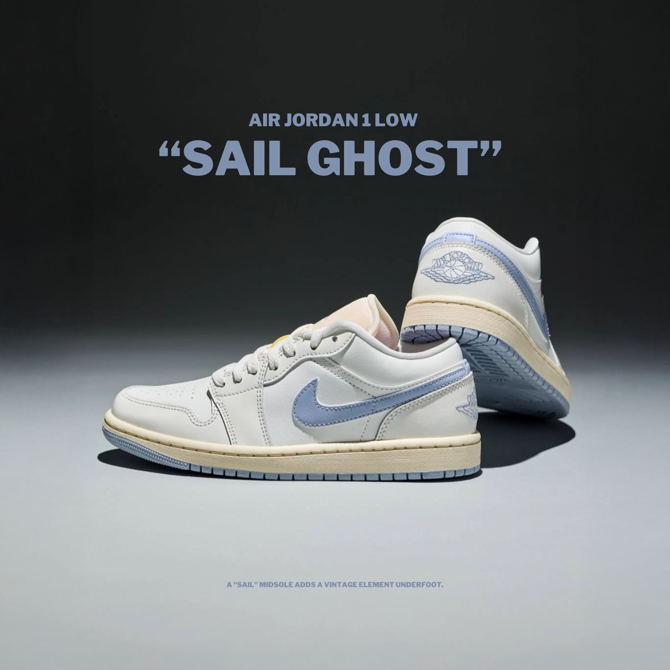 NICEDAY 代購 Air Jordan 1 奶油藍 天空藍 淺藍 奶油 白 復古 DC0774-106