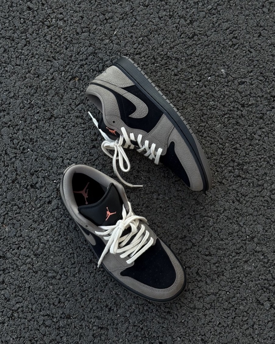 【逢甲 FUZZY】Air Jordan 1 Low "Olive Grey" 摩卡深棕 小倒勾 IB7109-005