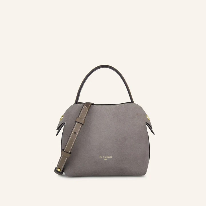 1FL0104-001 [FLEURON] Mini Swann Suede Taupe #MAF04SV1108MOL (EU)