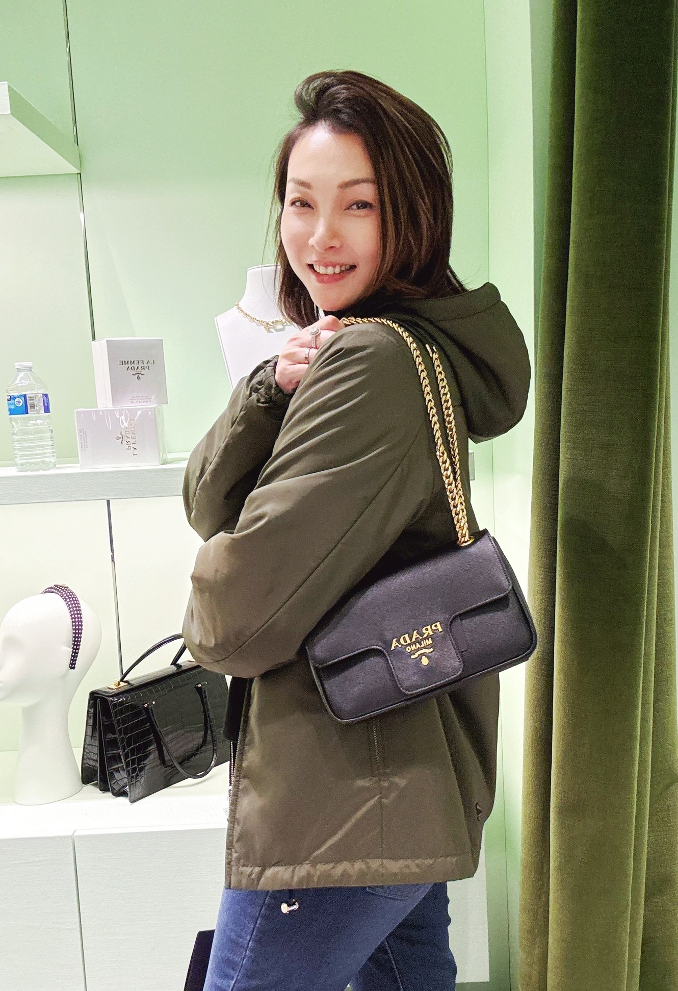 英國代購 (獨立訂單)-PRA DA Saffiano 1BD193