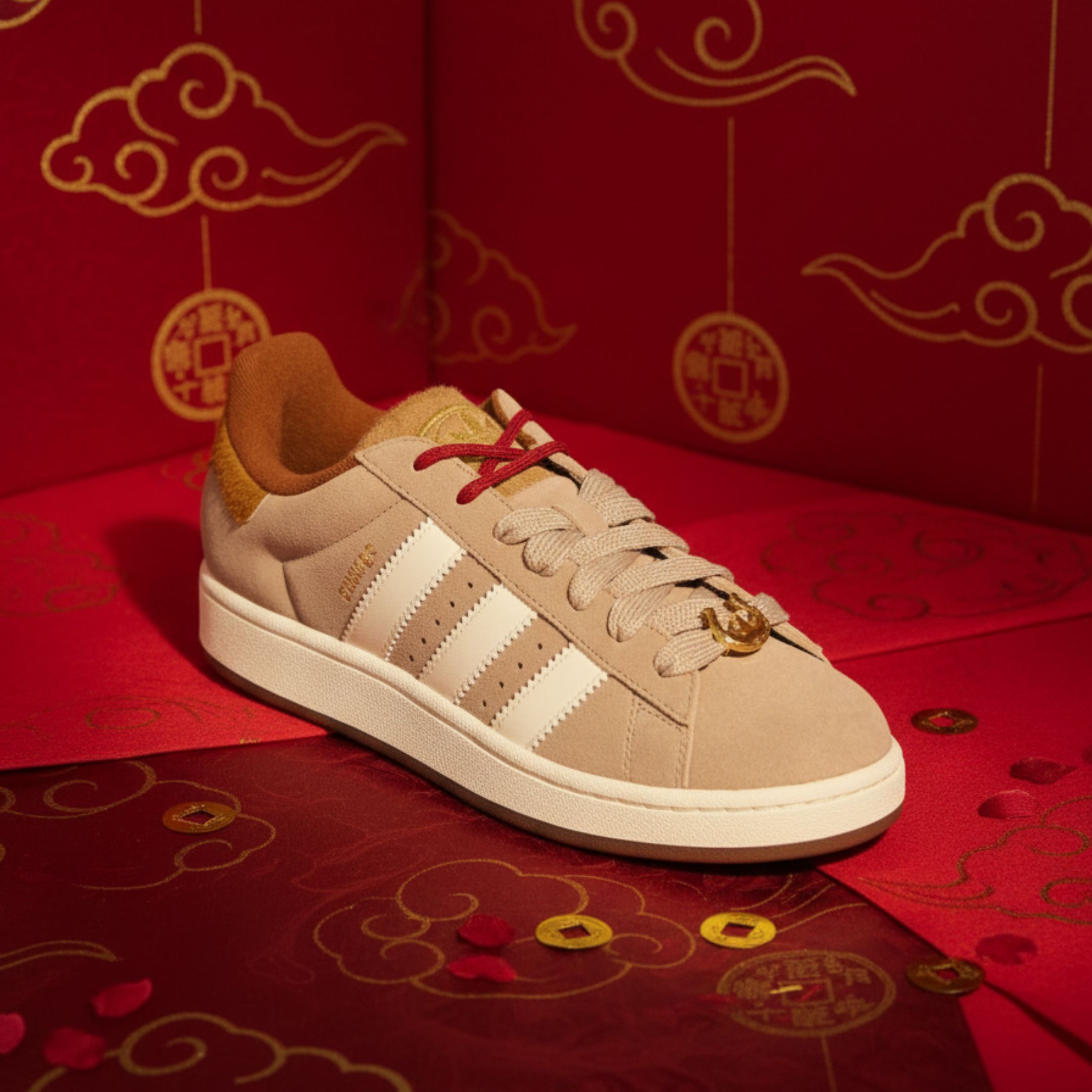 NICEDAY 代購 Adidas Campus 00S CNY 奶茶 卡其 馬年限定 新年 春節 農曆 KJ8724
