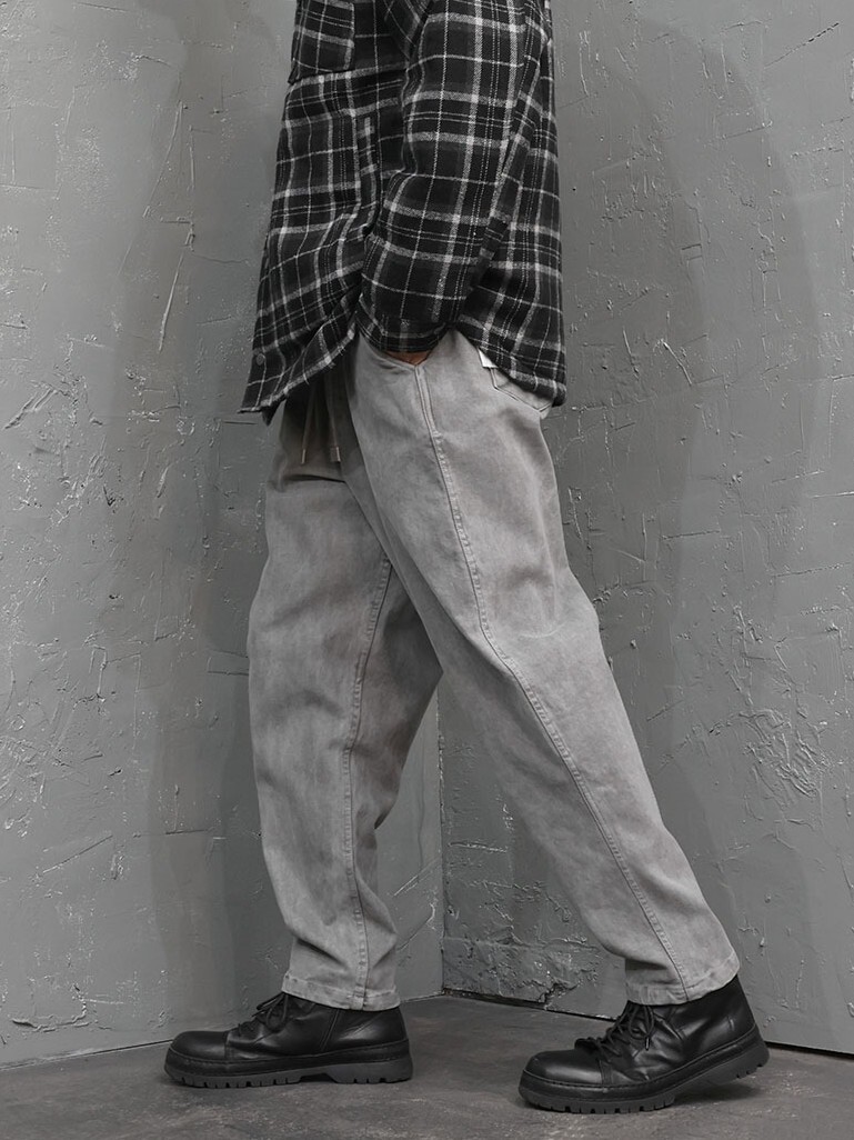 塞爾帕水洗磨毛休閒褲