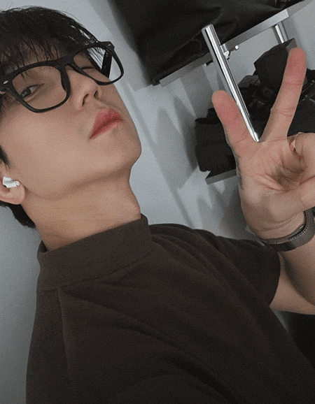 修身抓絨半領T恤