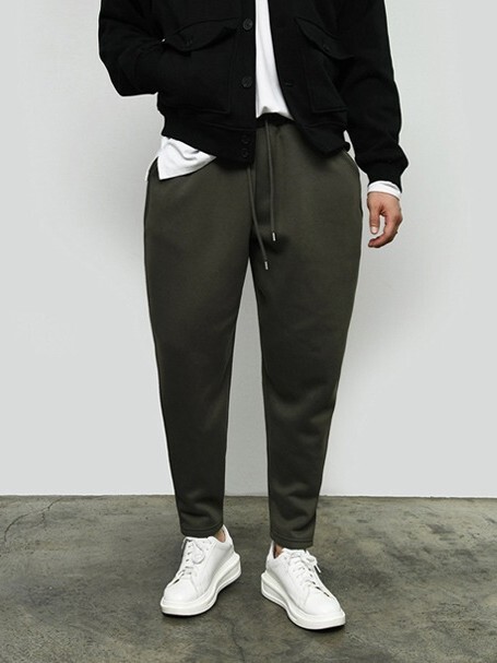 抓絨氣球運動褲