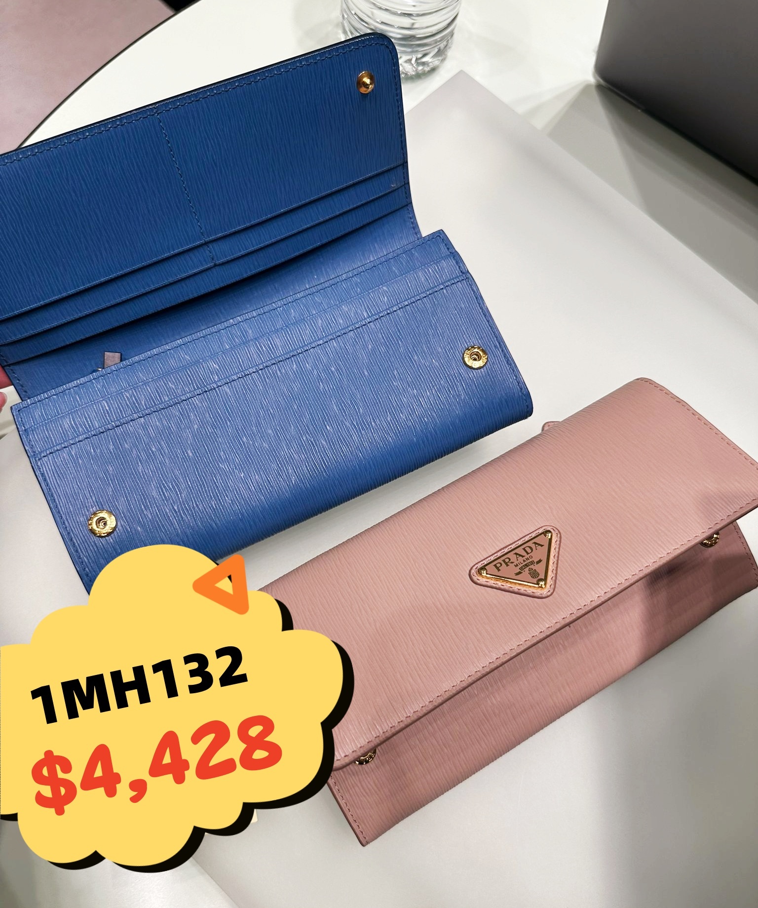 英國代購 -PRA DA 1MH132_2CN0 Vitello Move Triangle