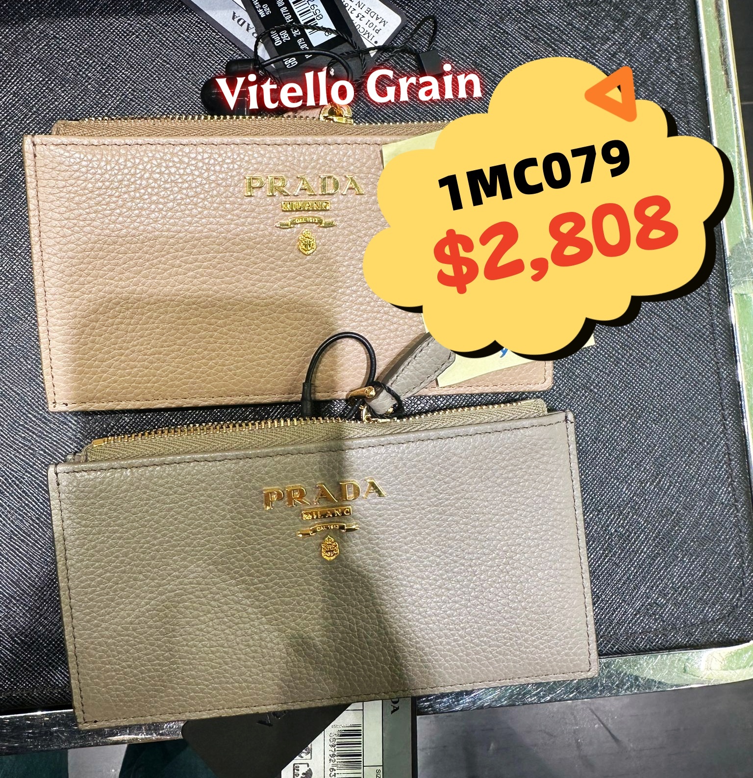 英國代購 -PRA DA 1MC079 Vitello Grain