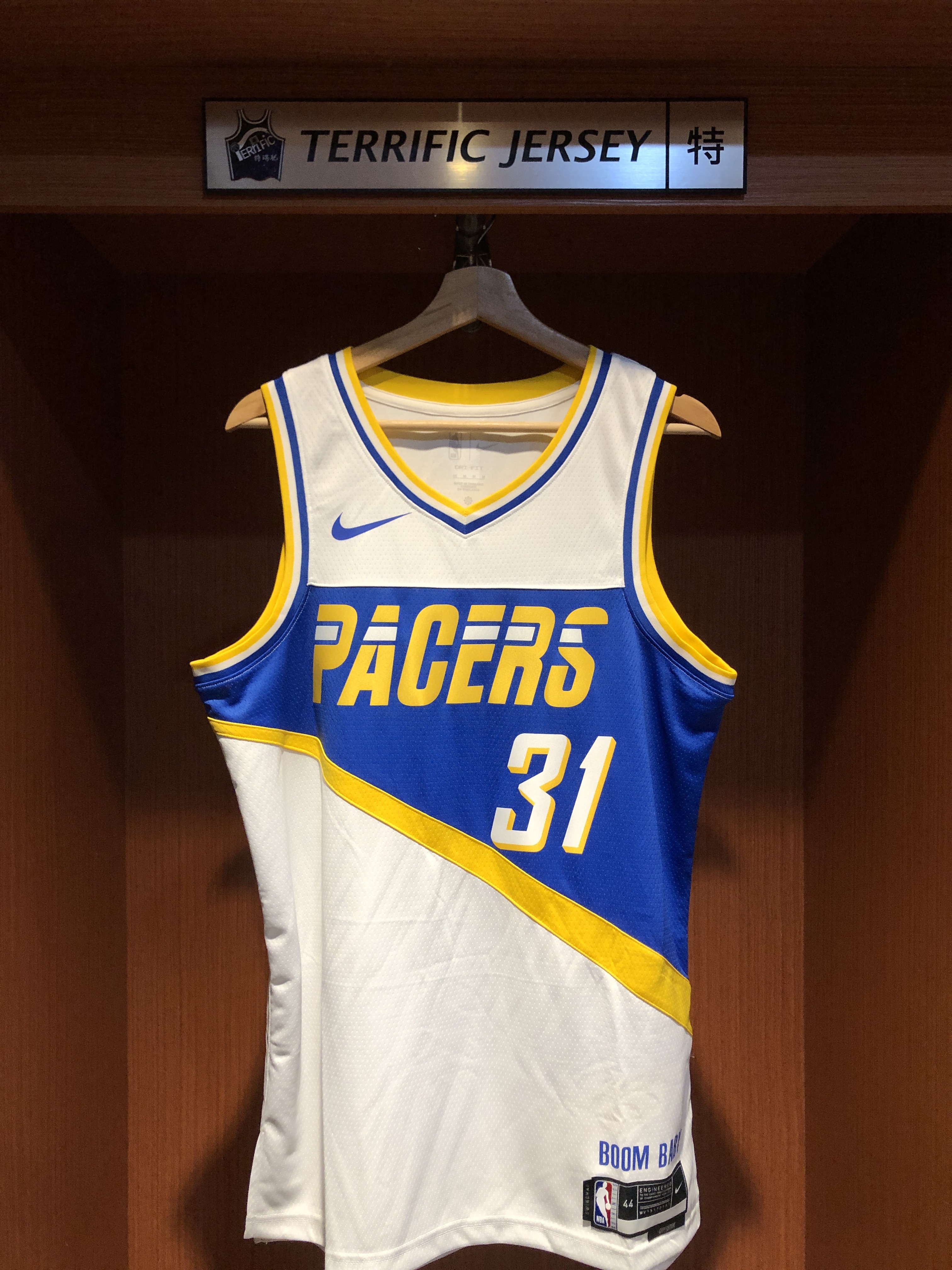 NBA球衣 Reggie Miller 印第安那溜馬城市 25-26 City Nike Swingman 球迷版 熱轉印 全新