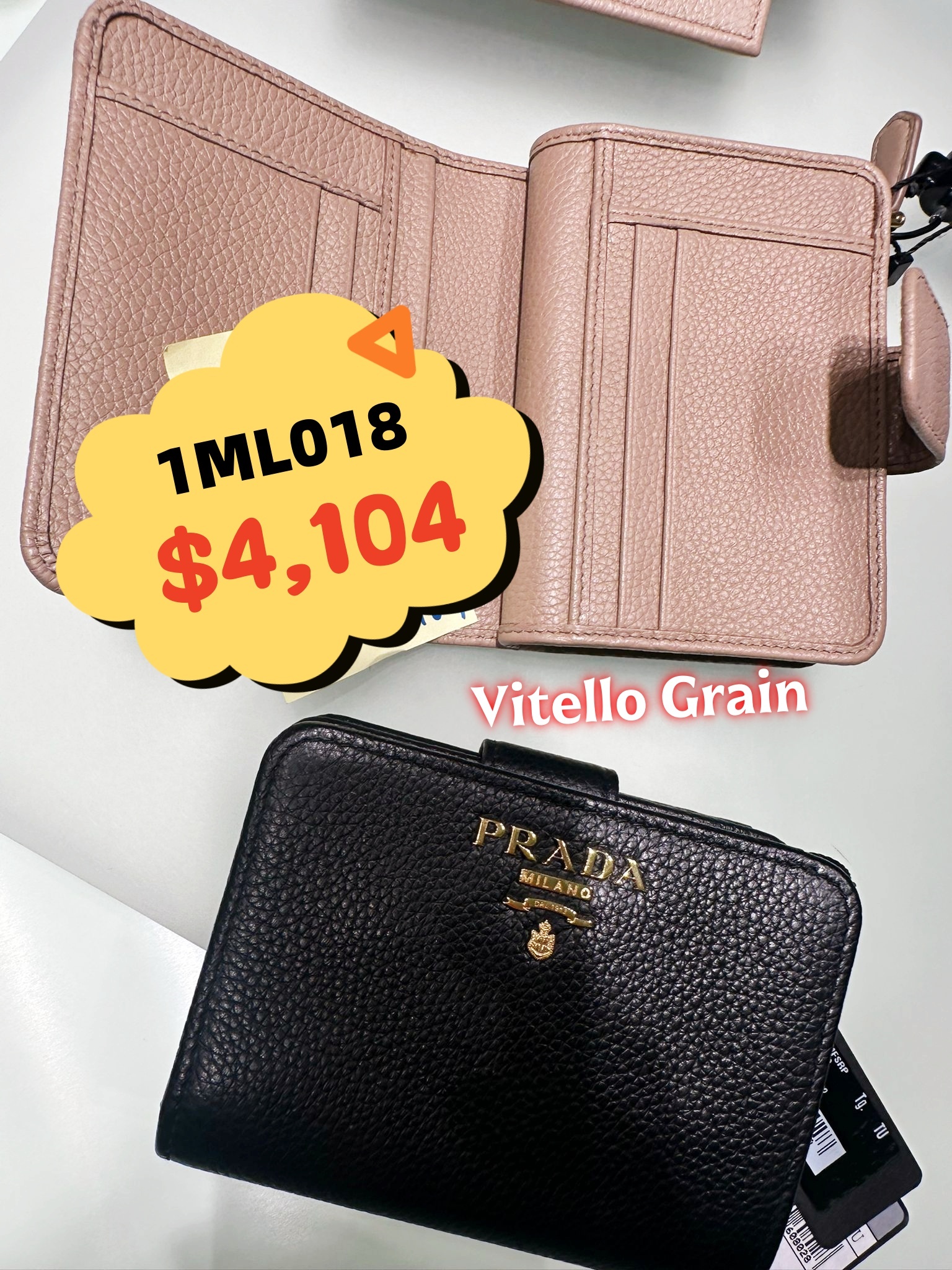 英國代購 -PRA DA 1ML018 Vitello Grain