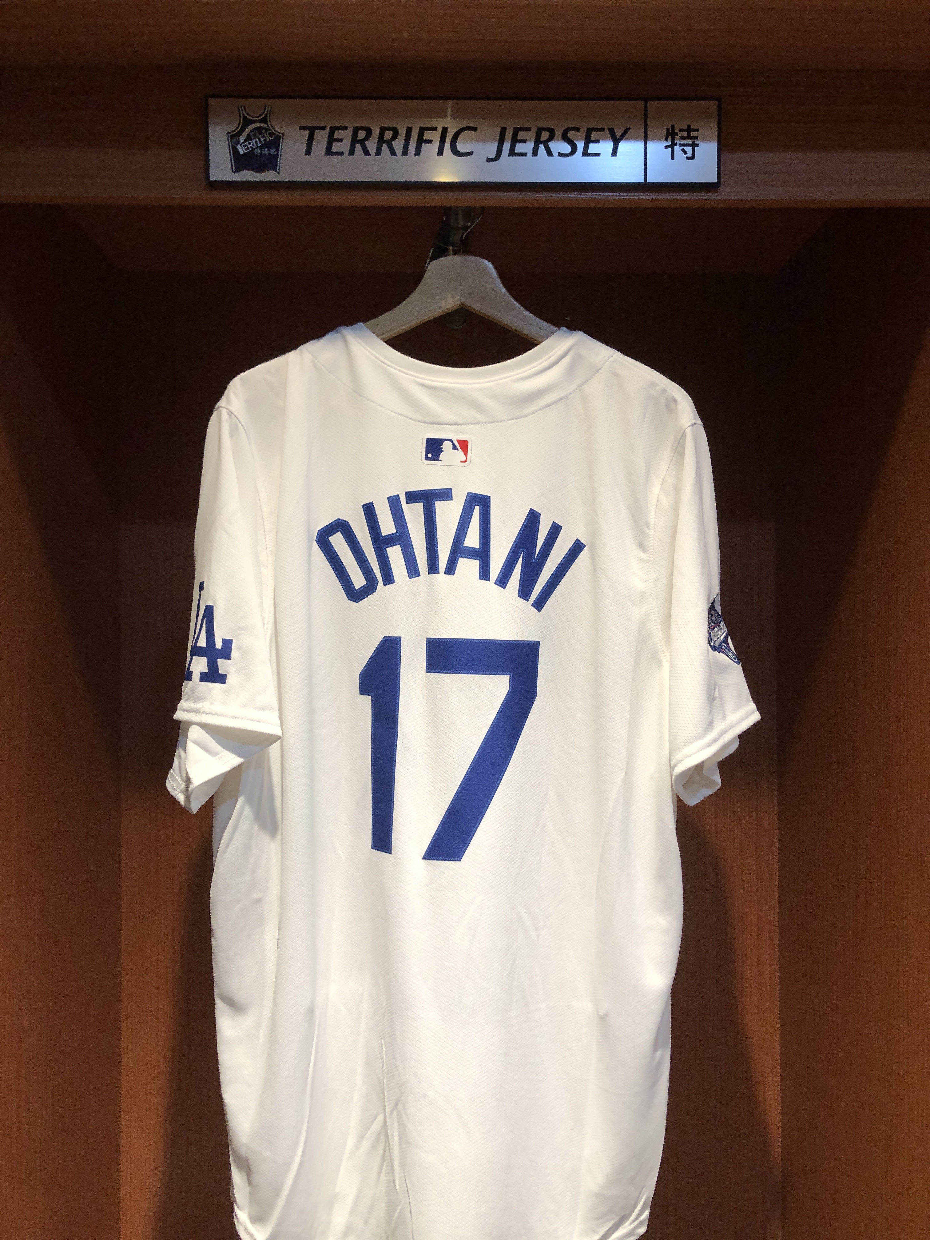 MLB球衣 Shohei Ohtani 洛杉磯道奇白 冠軍臂章 冠軍 24-25 Nike Limited Player Name Jersey 球迷版 熱轉印 全新