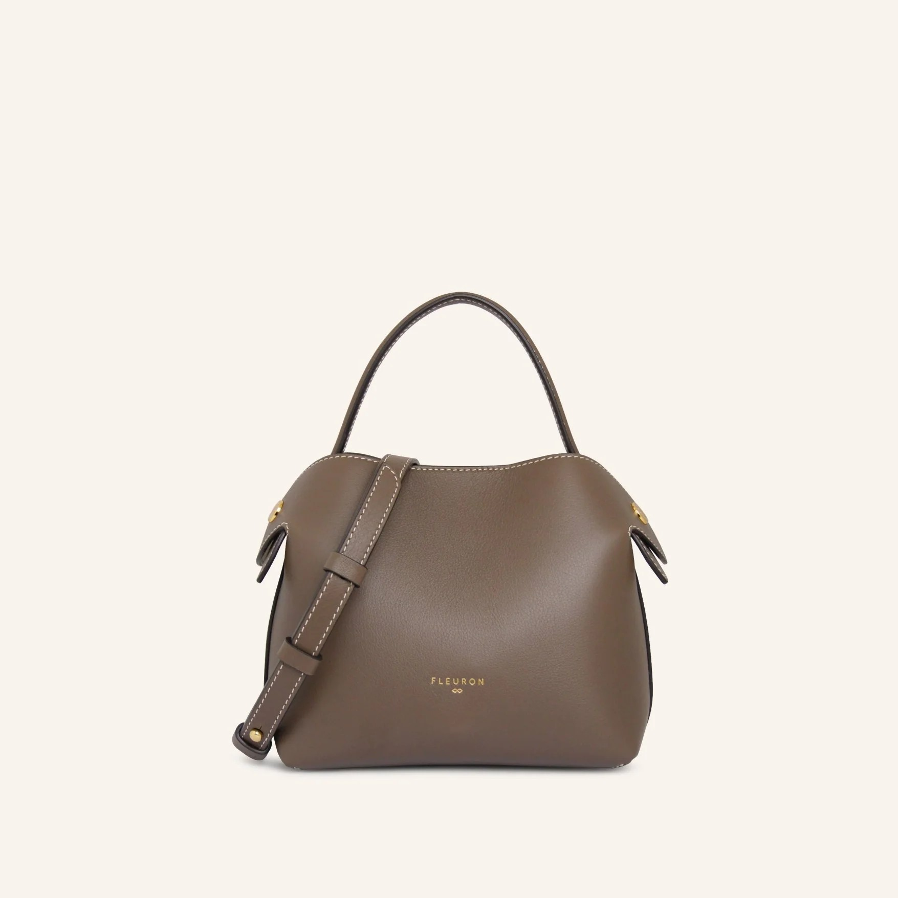 1FL0104-038 [FLEURON] Mini Swann Taupe Foncé #MAF04VL1312DKT (EU)