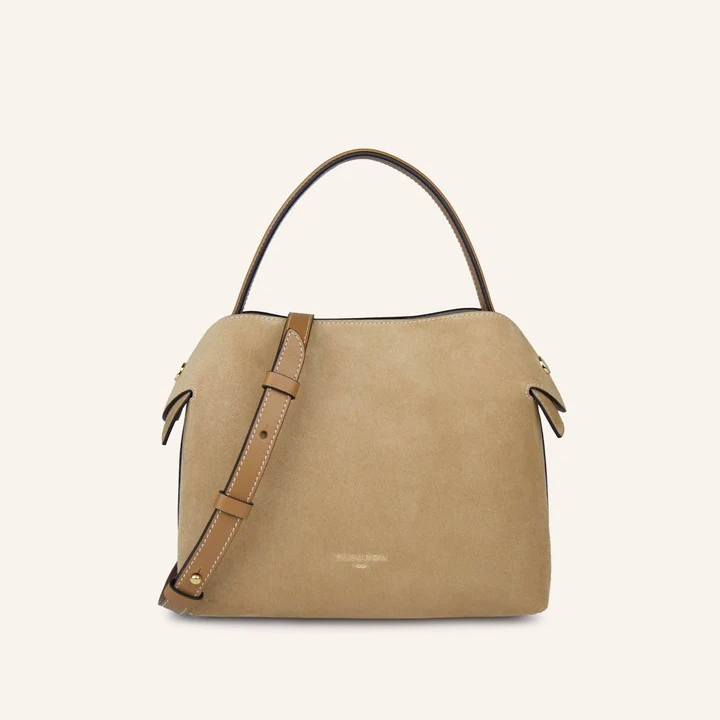 1FL0104-048 [FLEURON] Medium Swann Suede Biscuit #MAF06SV1214BSC (EU)