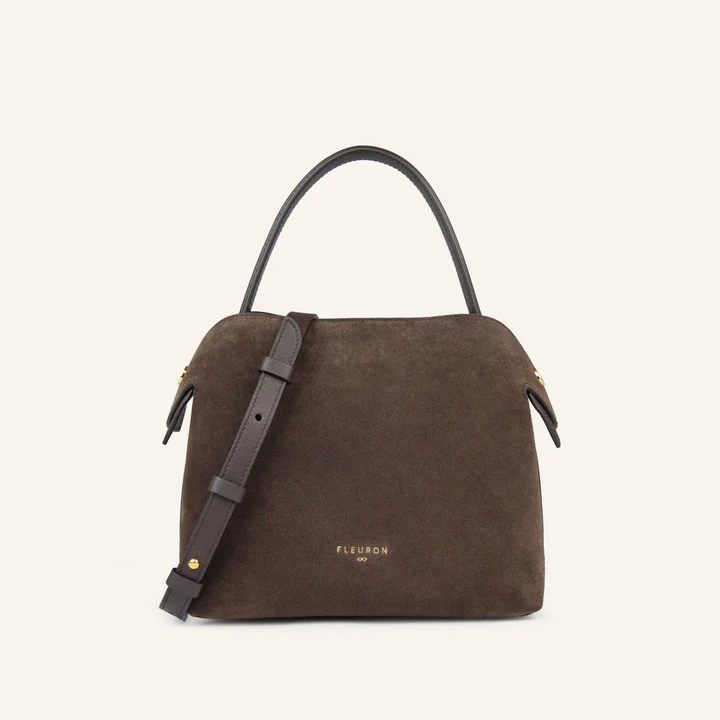 1FL0104-050 [FLEURON] Medium Swann Suede Moka #MAF06SV1314MOK (EU)