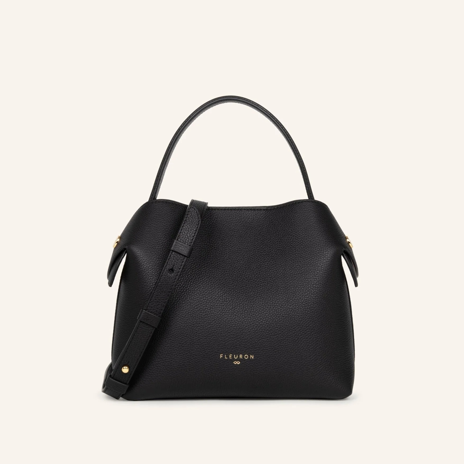 1FL0104-054 [FLEURON] Medium Swann Noir #MAF06VG0303BLK (EU)