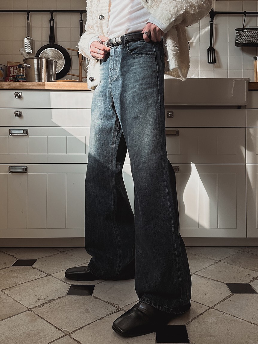 Loner 水洗靴型牛仔褲