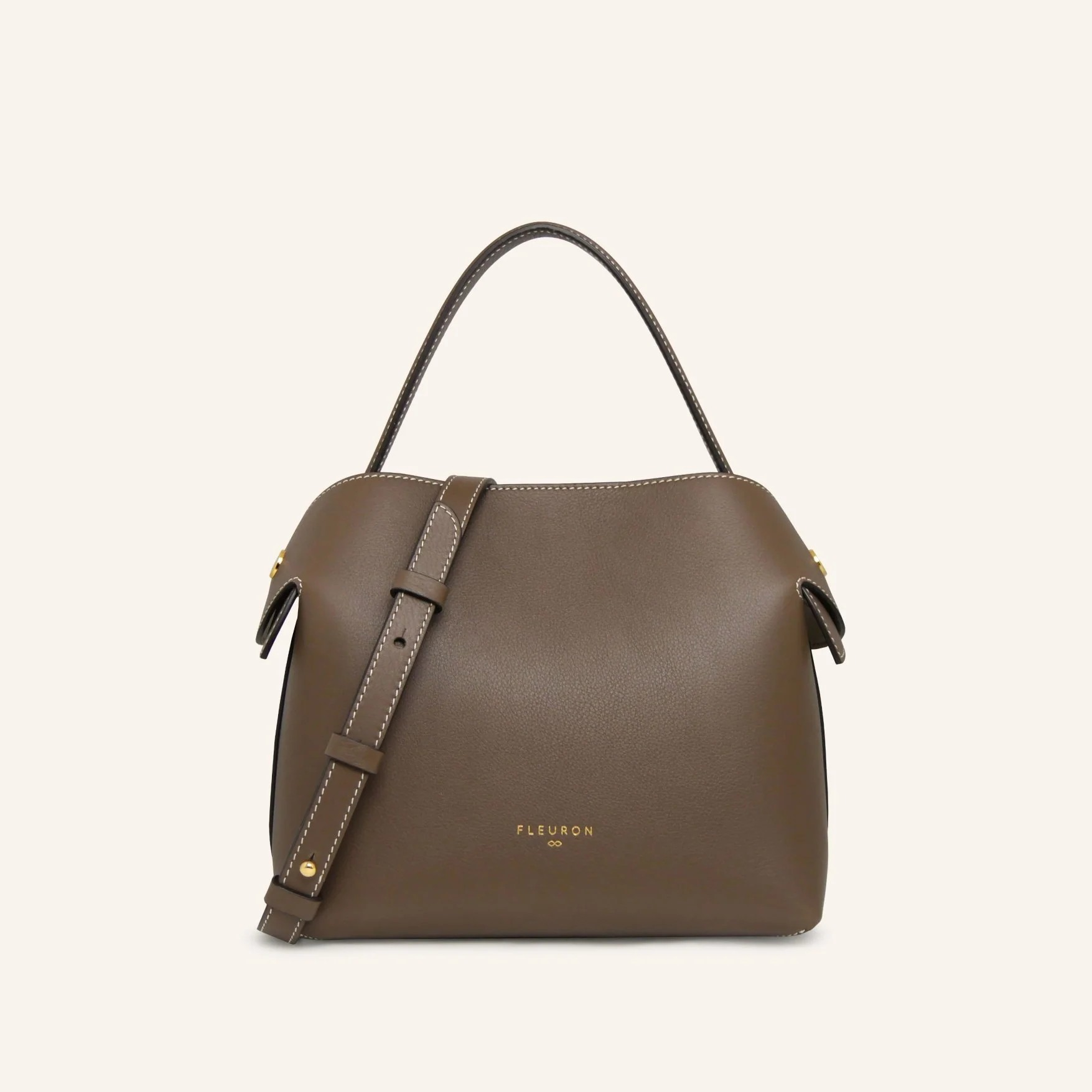 1FL0104-081 [FLEURON] Medium Swann Taupe Foncé #MAF06VL1312DKT (EU)