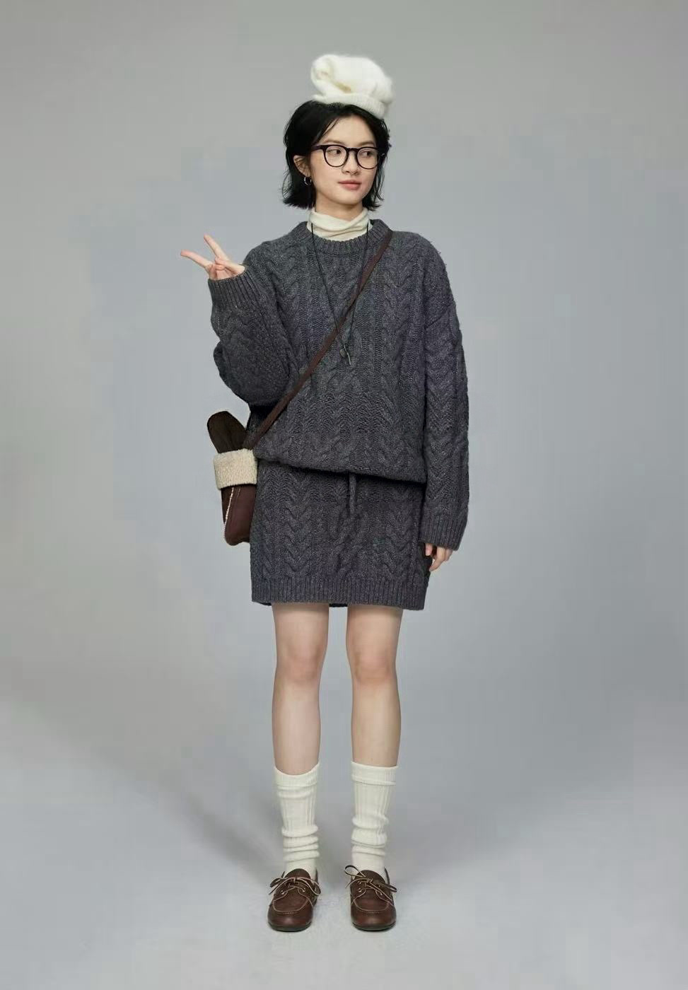 523 麻花套裝兩件組