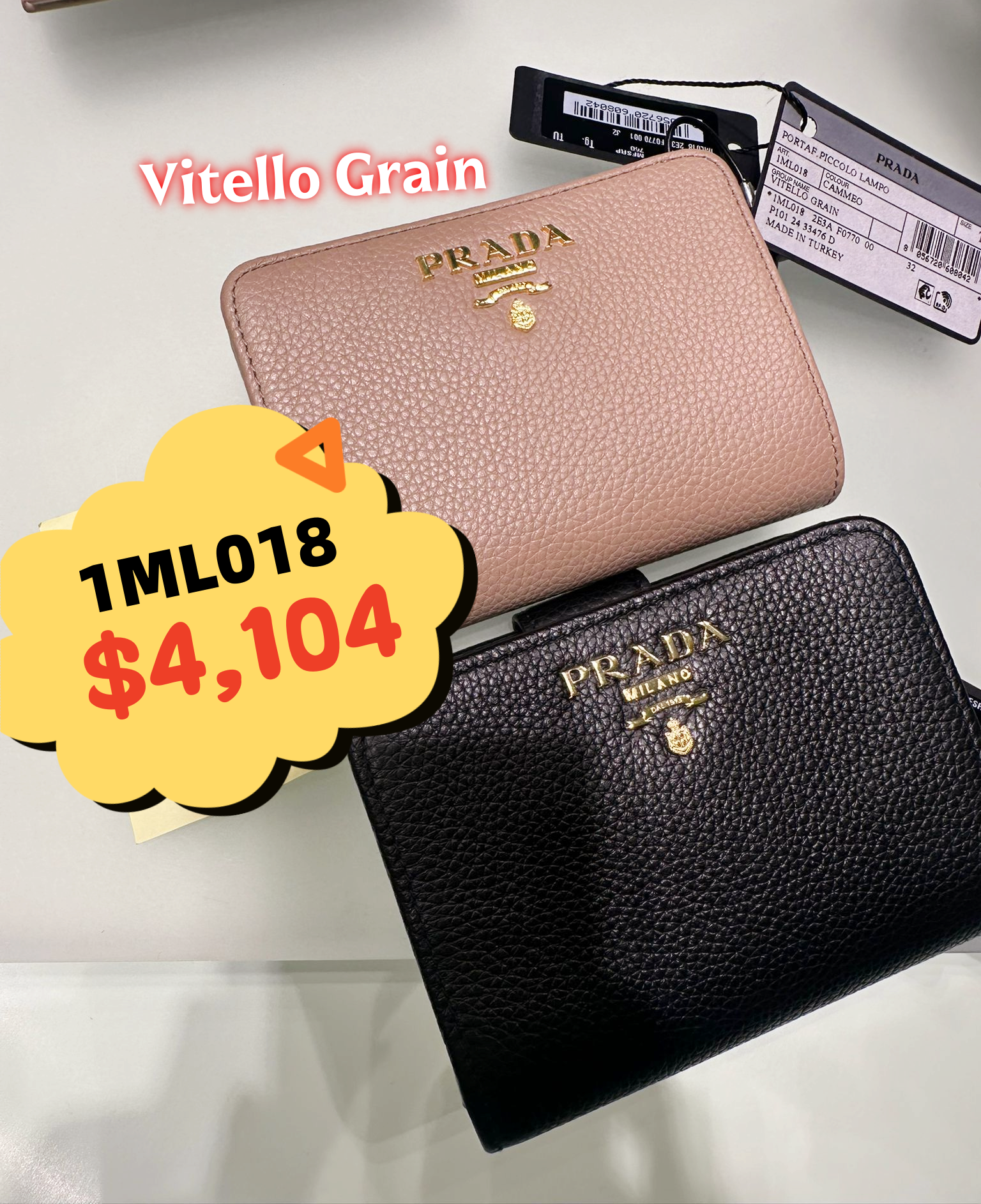 英國代購 -PRA DA 1ML018 Vitello Grain