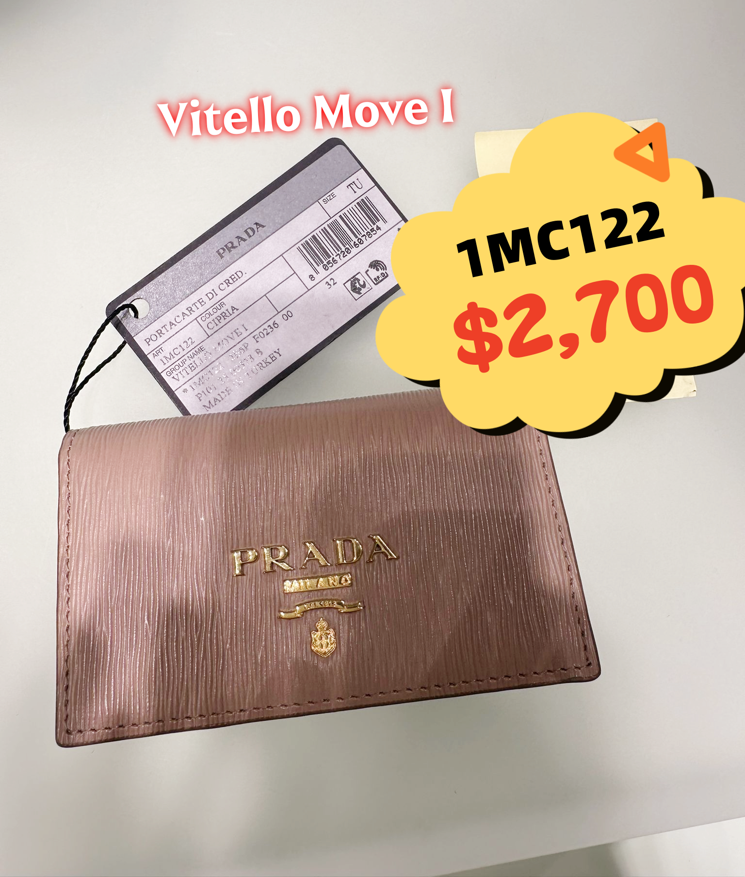 英國代購 (獨立訂單)-PRA DA 1MC122 Vitello Move I