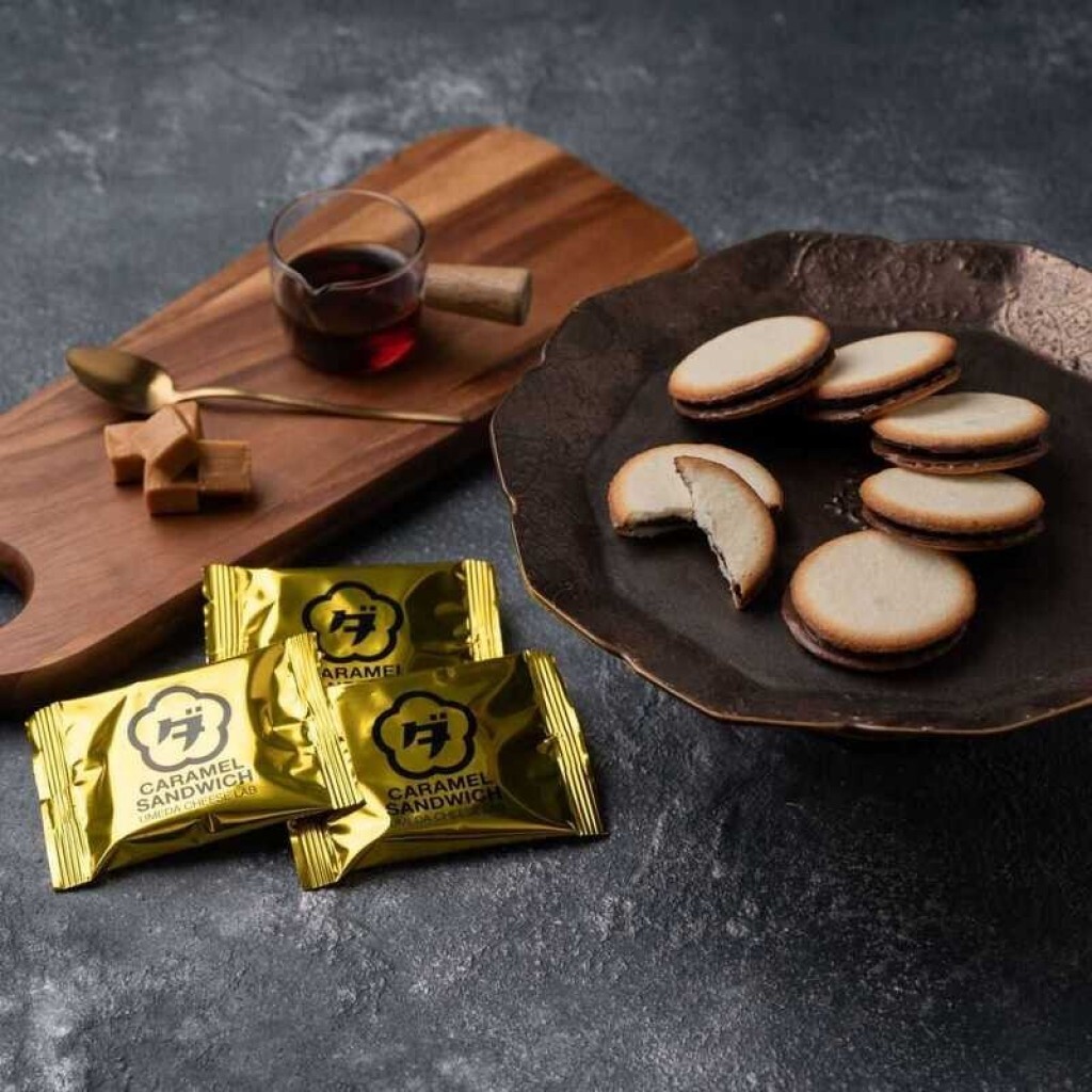 日本🇯🇵UMEDA CHEESE LAB 流金焦糖巧克力起司貓舌夾心餅6枚入