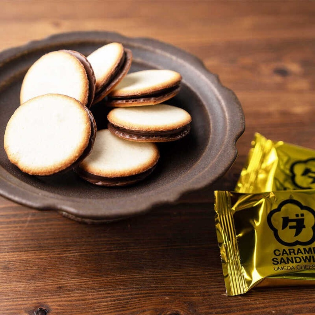 日本🇯🇵UMEDA CHEESE LAB 流金焦糖巧克力起司貓舌夾心餅6枚入