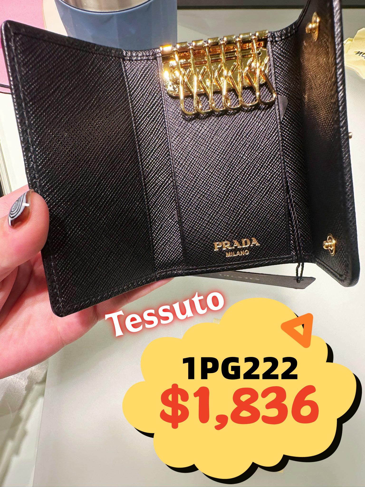 英國代購 (獨立訂單)-PRA DA 1PG222 Tessuto