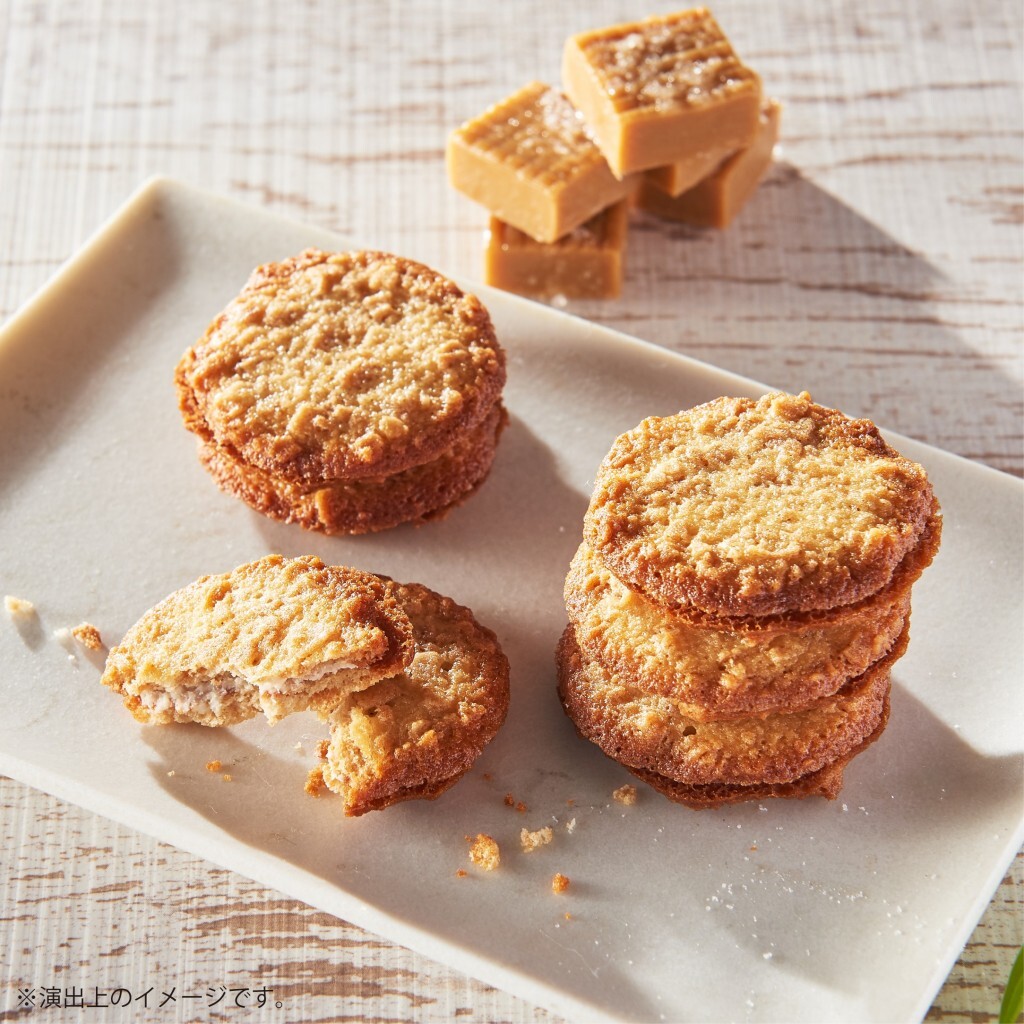 日本🇯🇵H.SELECTION 奢華鹹焦糖奶油千層夾心餅禮盒 8入