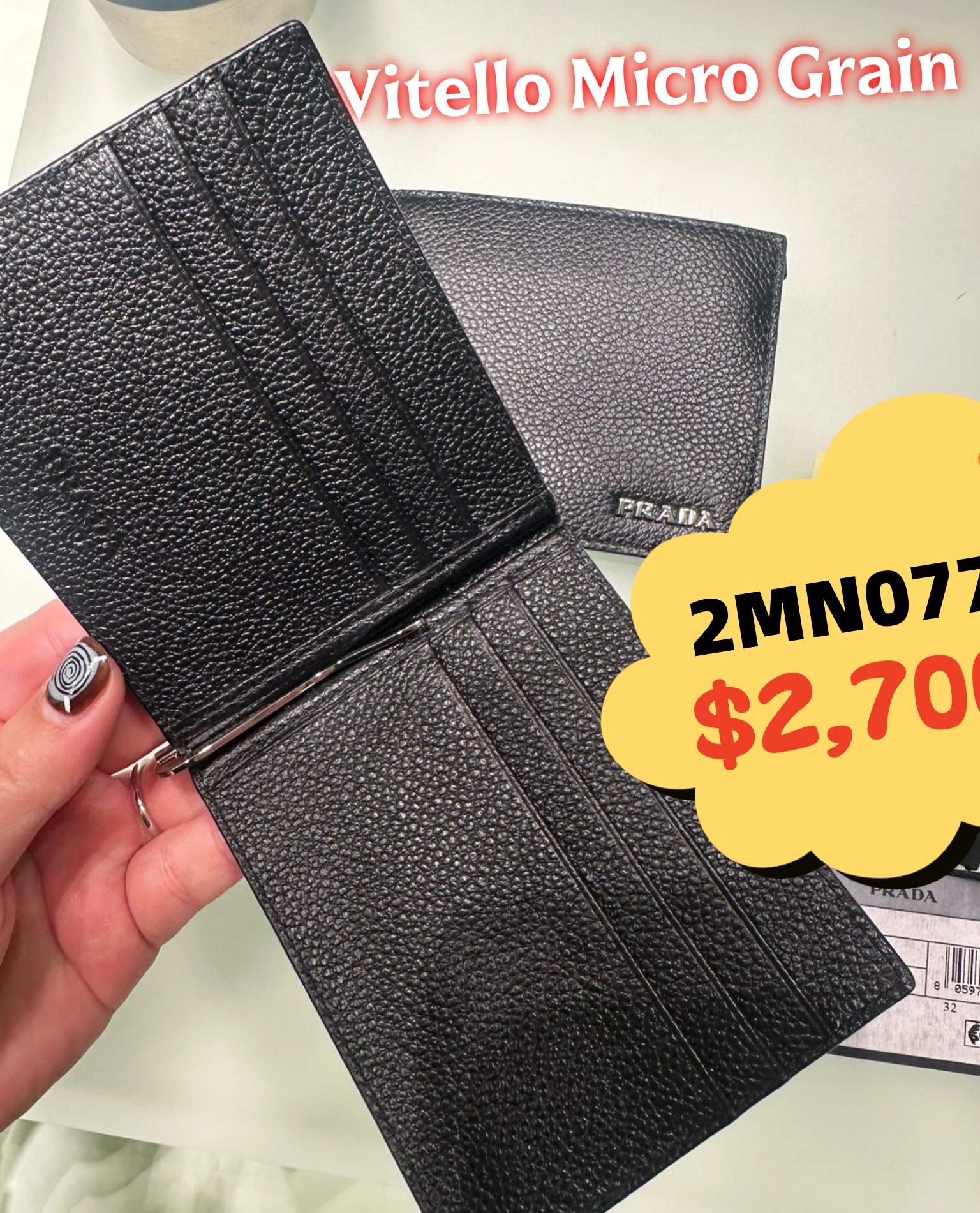 英國代購 -PRA DA 2MN077 Vitello Micro Grain