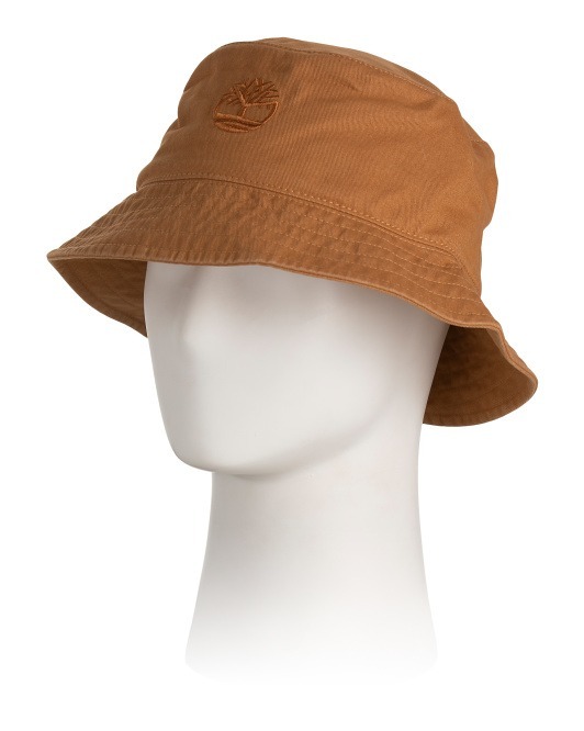 【預購】Q123101 TIMBERLAND麥色斜紋布Logo漁夫帽