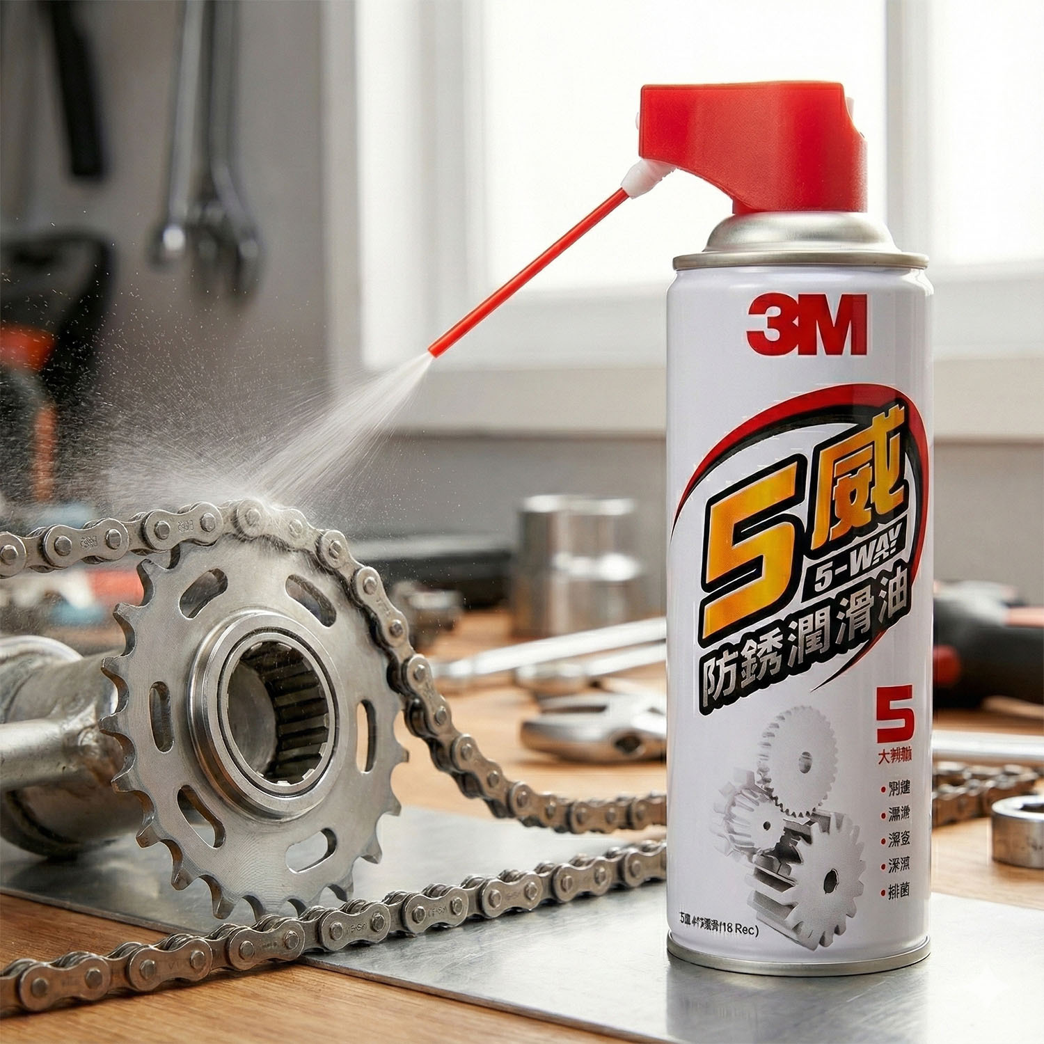 3M 5威 5-WAY 多用途 防鏽 潤滑油 473ml
