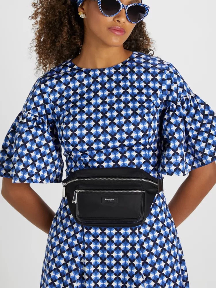 【預購】KATE SPADE H123166 Sam Icon Ksnyl Nylon Medium Belt Bag