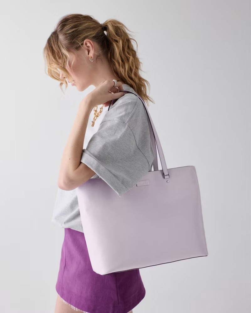 【預購】KATE SPADE H123168 Bridget Crinkle Patent Large Tote