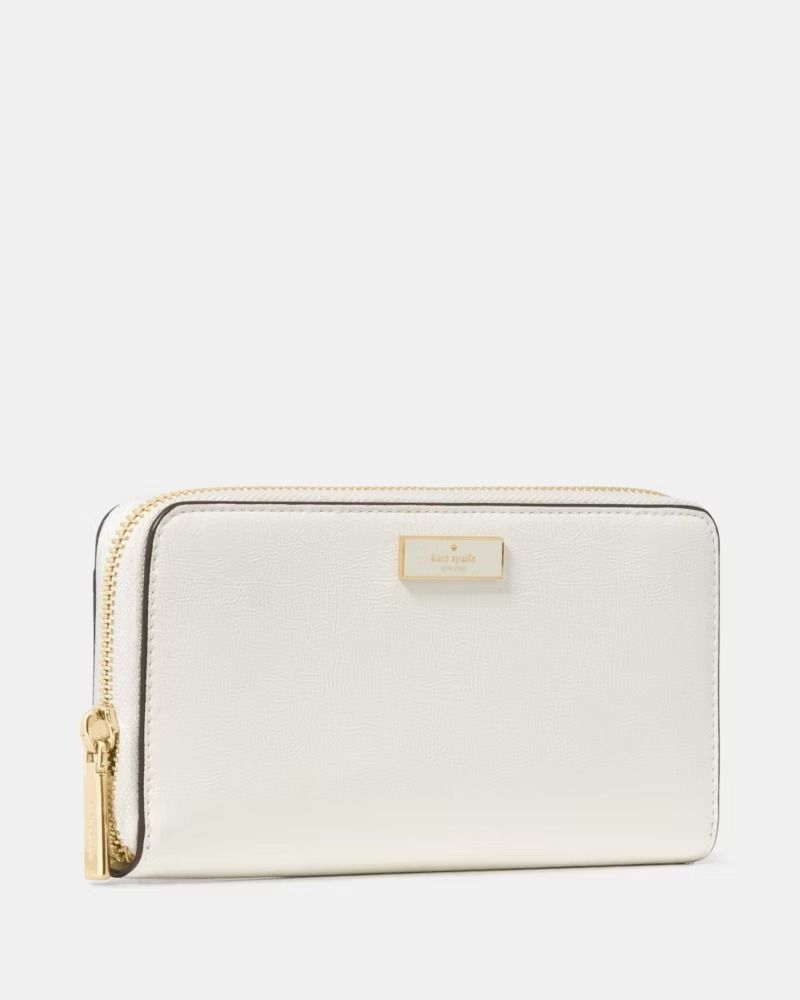 【預購】KATE SPADE H123169 Bridget Crinkle Patent Large Continental Wallet