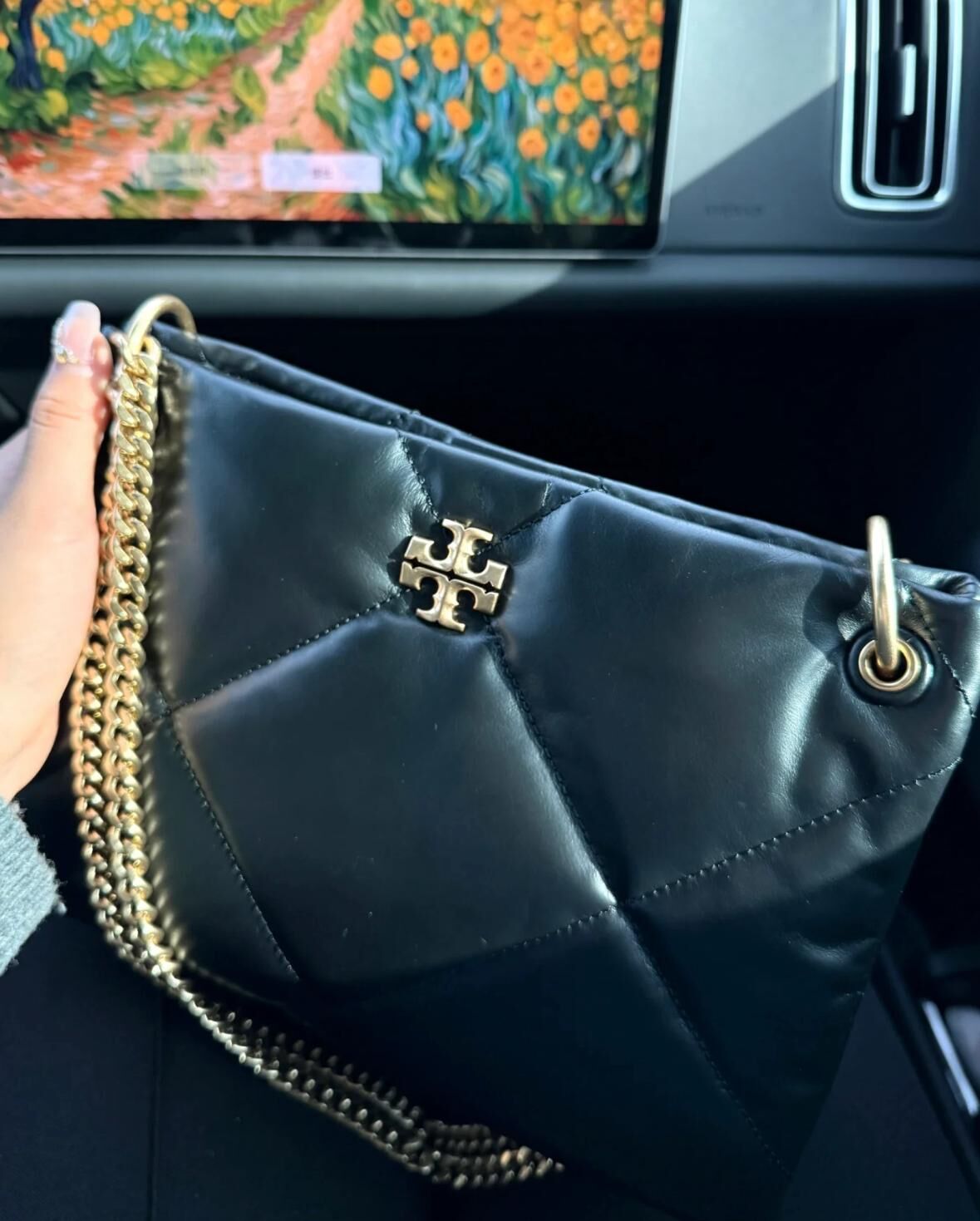 【預購】TORY BURCH H123171 SMALL KIRA DIAMOND QUILT SHOULDER BAG
