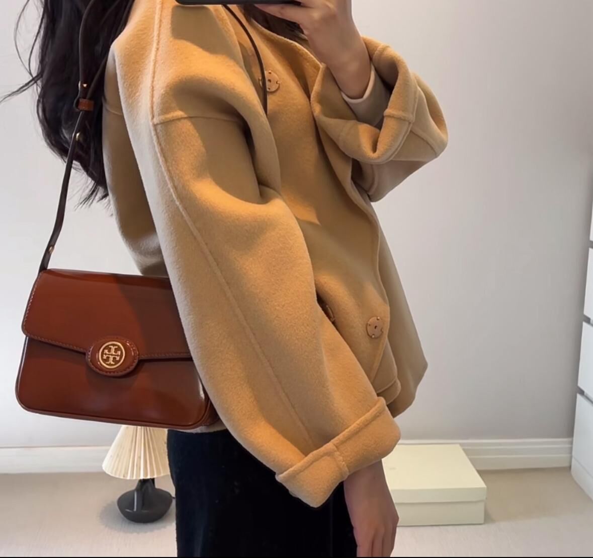 【預購】TORY BURCH H123175 ROBINSON SPAZZOLATO SHOULDER BAG