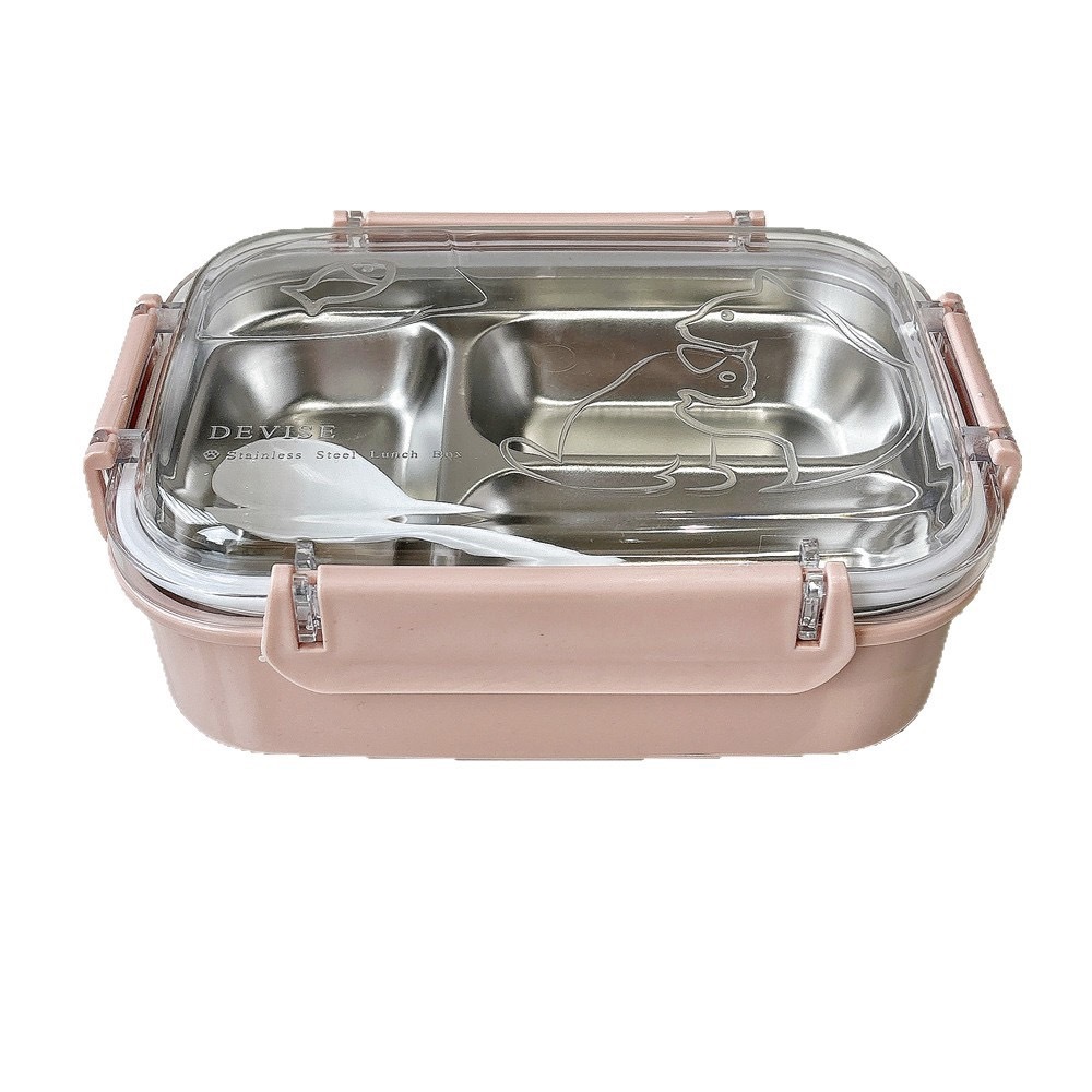 今日特价 日常 简约款 不锈钢 饭盒 午餐盒